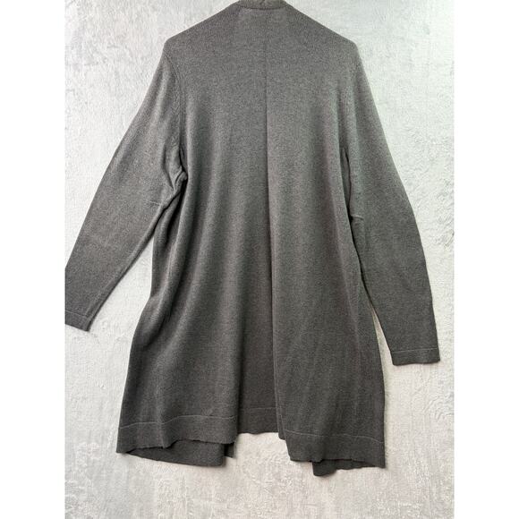 OLD NAVY LONGLINE OPEN FRONT CARDIGAN – GRAY – SIZE 3X PLUS - Picture 5 of 6